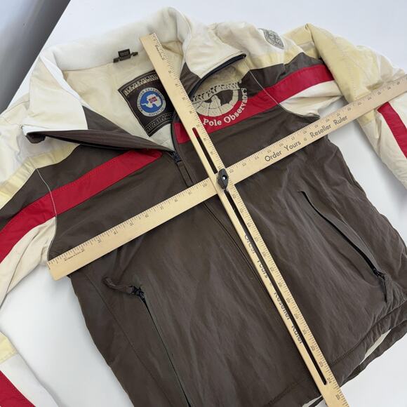 Napapijri Jacket Mens Medium Brent South Pole Observer Antarctic Survey - Picture 8 of 9